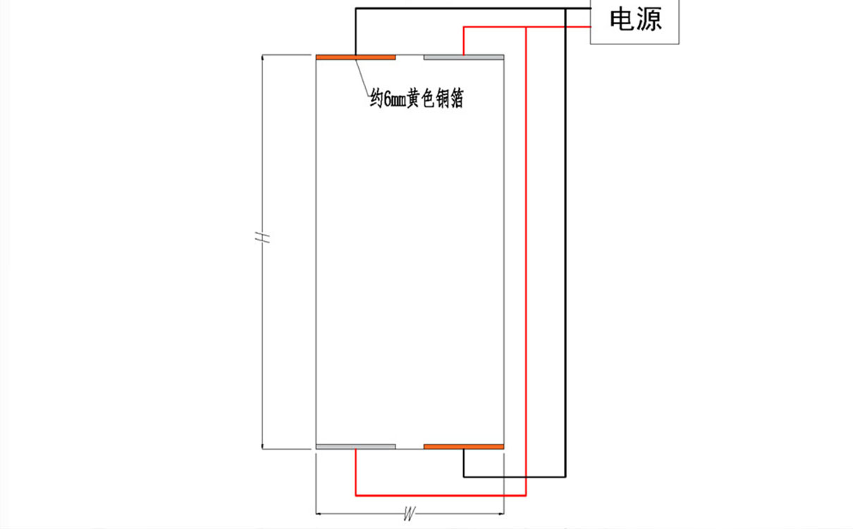 调光玻璃双电极